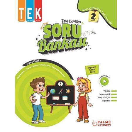 Palme Yayinlari 2. Sınıf Tüm Dersler Yeni Nesil Soru Bankası