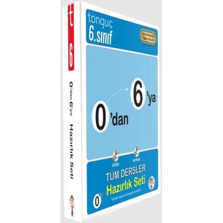 Tonguç 6. Sınıf 0'dan 6'ya Konu Anlatımlı Soru Bankası Seti