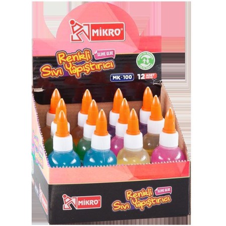 Micro Renkli Sıvı Yapıştırıcı Su Bazlı 100 ml