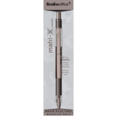 Matrı-x Versatil 0.7 Mm Metalik Gri Şeffaf Amb.