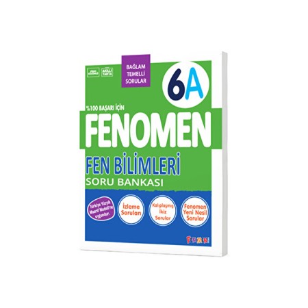 Fenomen Yayınları 6. Sınıf Fen Bilimleri A Soru Bankası