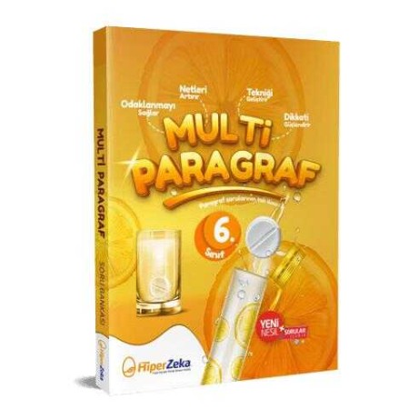 Hiper Zeka 6. Snf Multi Paragraf Soru Bankası