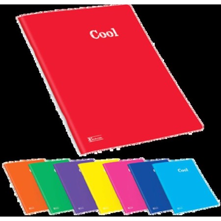 Keskin Color Plastik Kapak Dikişli Cool Defter A4 60 YP Çizgili