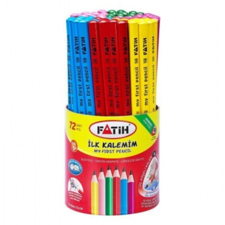 Fatih Kurşun Kalem Jumbo Üçgen Başlangıç Kalemi Renkli Fatih Kurşun Kalem Jumbo Üçgen Başlangıç Kalemi Renkli