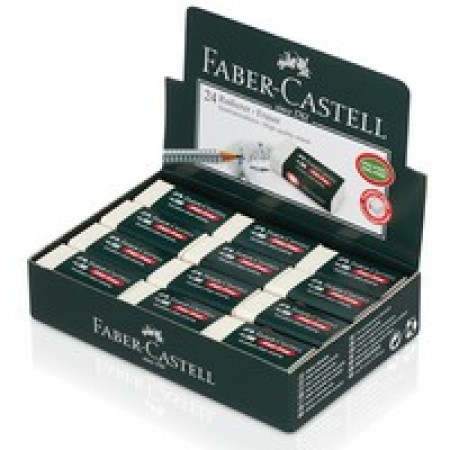 Faber-Castell Öğrenci Silgisi 24 LÜ Beyaz (7085-24) 18 85 24