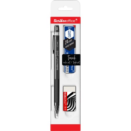 Scrikss Track 0.7 MM Versatil Gri Silgi + Min