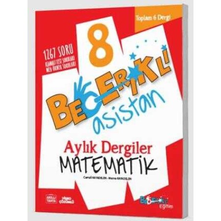Fenomen 8. Sınıf Becerikli Asistan Matematik Aylık Dergiler Seti