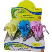 Bafix Okul Makası Cetvelli 13 Cm Pastel Renk BFX-SA0498