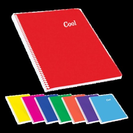 Keskin Color Cool A4 72 Yaprak Spiralli Defter Çizgisiz
