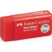 Faber-Castell Okul Silgisi Kirmizi 187223