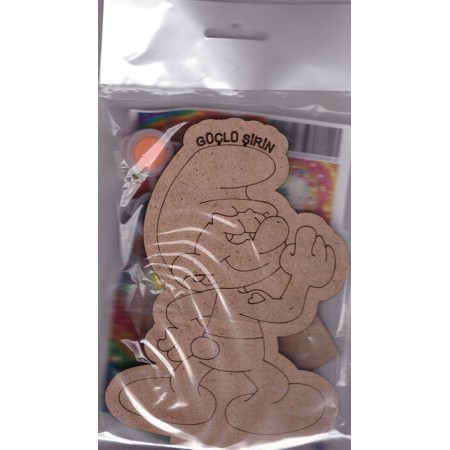 Ahşap Boyama Set Güçlü Şirin