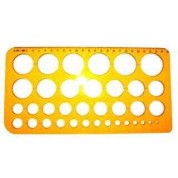 Hatas Daire Şablonu 1-36 MM Büyük 02272