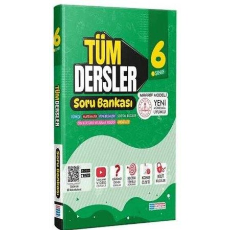 Evrensel İletişim Yayınları 6. Sınıf Tüm Dersler Soru Bankası