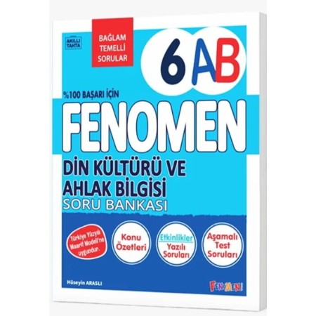 Kurmay Yayınları  6. Sınıf Din Kültürü ve Ahlak Bilgisi Fenomen A-B