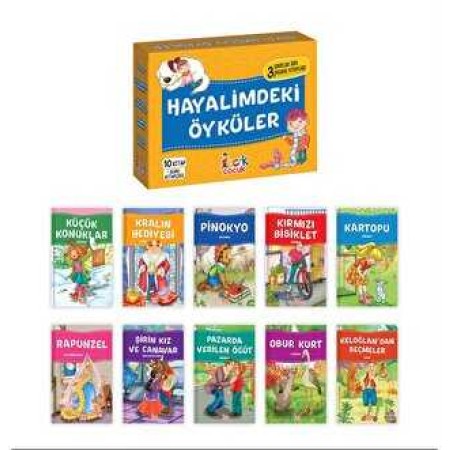 Bıcırık Yayınları Hayalimdeki Öyküler - 10 Kitap+Soru Kitapçığı