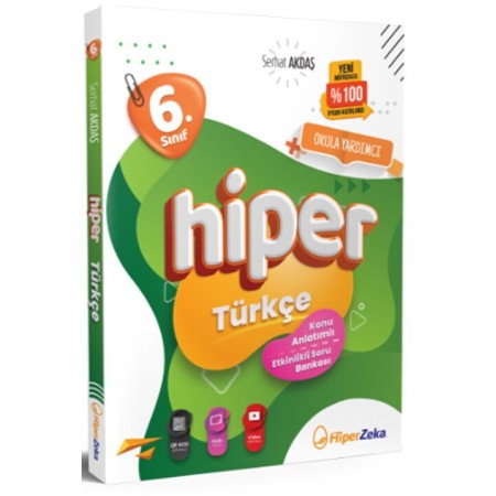 Hiper Zeka Yayınları 6. Sınıf Hiper Türkçe Konu Anlatımlı Soru Bankası