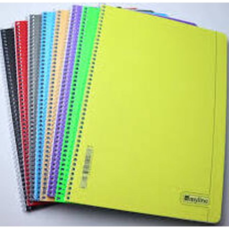 Defne Myline A4 PP Spiralli Defter 60 Yaprak Çizgili