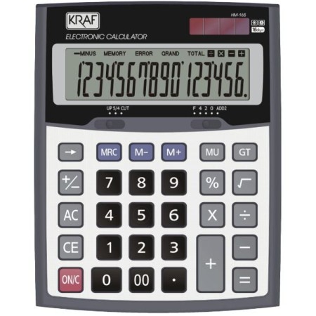 Kraf Hesap Makinası Masaüstü 16 Hane Hm-165