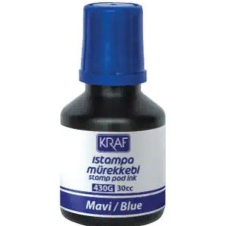 Kraf 430G Istampa Mürekkebi 30cc Mavi 