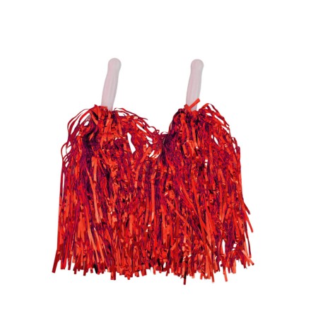 Kika Metalize Gösteri Ponponu 2Li -Kırmız Kika Metalize Gösteri Ponponu 2Li -Kırmız