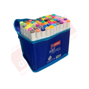Mikro Art Çift Uçlu Marker Kalem Çantalı 60 Renk Zw-8001-60s Mikro Art Çift Uçlu Marker Kalem Çantalı 60 Renk Zw-8001-60s