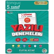 Tonguç Akademi 5. Sınıf Yazılı Denemeleri 1. Dönem 1 ve 2. Yazılı
