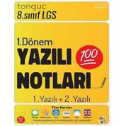 Tonguç 8. Sınıf LGS 1. Dönem Yazılı Notları