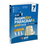 Gizli Yayıncılık 7. Sınıf Anlamdan Paragrafa Gizli Geçiş