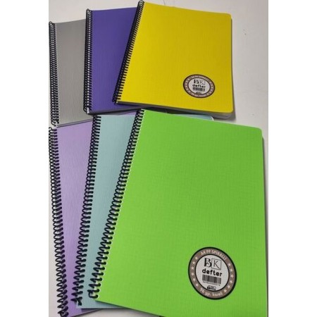 BK A4 Spiralli PP defter 40/4 80 gr