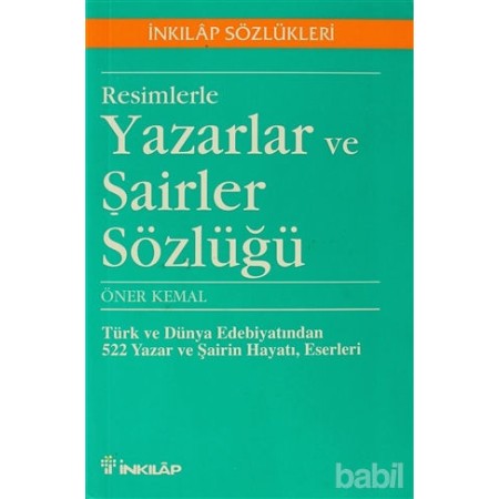 İnkilap Yayınevi Resimlerle Yazarlar ve Şairler Sözlüğü