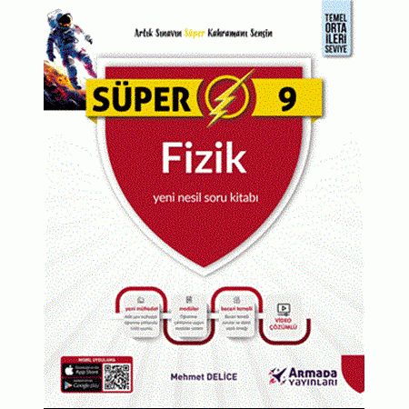 Armada Yayıınları  9. Sınıf Fizik Süper Yeni Nesil Soru Kitabı