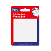 Kraf Yapışkanlı Not Kağıdı 76X76 50 Yp. Şeffaf 