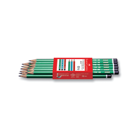 Faber-Castell Mercanlı Kurşun Kalem 12li