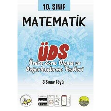 Pano Yayınevi 10. Sınıf Matematik Ünite Değerlendirme Sınavı