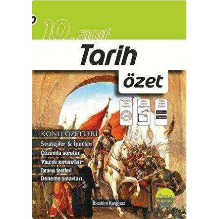 Pano Yayınevi 10. Sınıf Tarih Özet