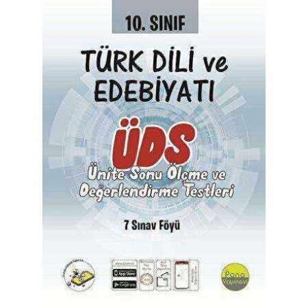 Pano Yayınevi 10. Sınıf Türk Dili ve Edebiyatı Ünite Değerlendirme Sınavı