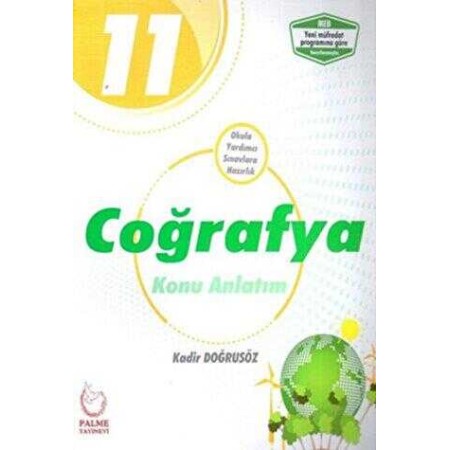 Palme Yayınları 11. Sınıf Coğrafya Konu Anlatımlı