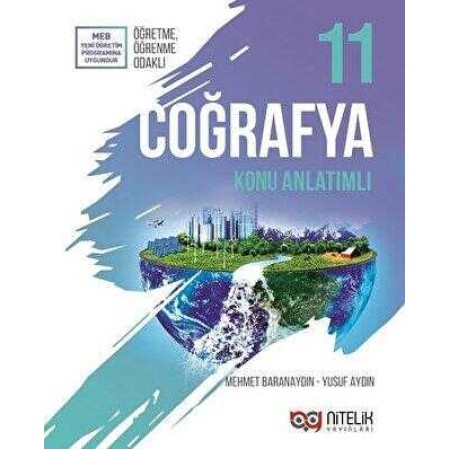 Nitelik Yayınları  11. Sınıf Coğrafya Konu Anlatımlı