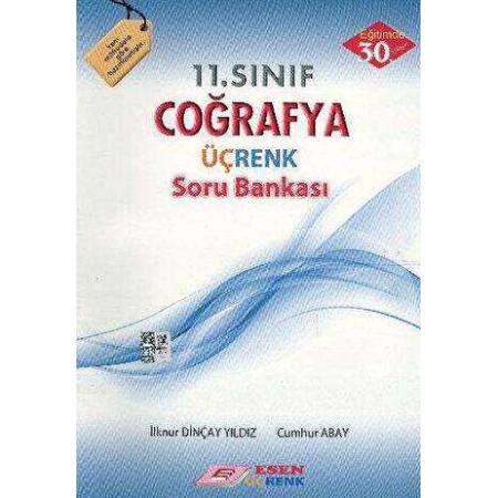 Üçrenk Yayınları 11. Sınıf Coğrafya Üçrenk Soru Bankası