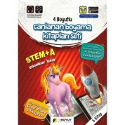 4Boyut Yayınları 4 Boyutlu Canlanan Boyama Kitapları Seti