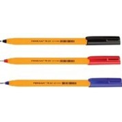 Pensan Tükenmez Kalem Üçgen Siyah 50 Li TR-23 1+1