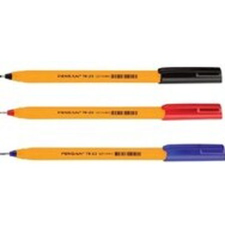 Pensan Tükenmez Kalem Üçgen Siyah 50 Li TR-23 1+1