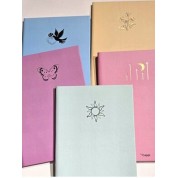 Cappi Defter Not Çizgili Sözlü Sert Kapak Karışık 160 Sayfa 60Gr