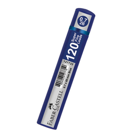 Faber-Castell Grip Min 0.7 2B 60mm, 120li Mavi Tüp