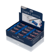 Faber-Castell Dust-Free Sınav Silgisi Orta Boy Mavi 24 lü