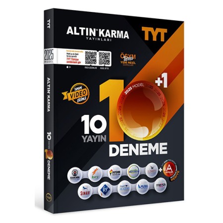 Altın Karma 2025 Model TYT 10 Yayın 10 Deneme
