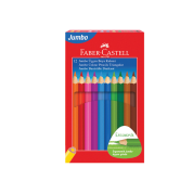 Faber-Castell Boya Kalemi 12 Renk Jumbo Tam Boy Üçgen