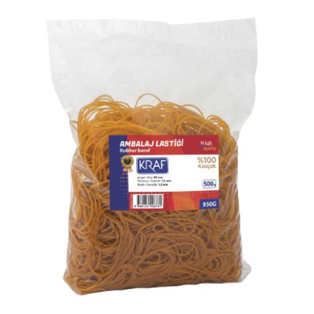 Kraf Ambalaj Lastiği %100 Kauçuk 500Gr 950G