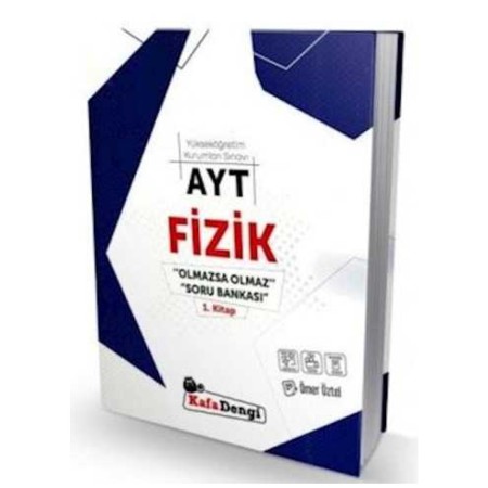 KafaDengi Yayınları AYT Fizik Video Çözümlü Soru Bankası 1. Kitap