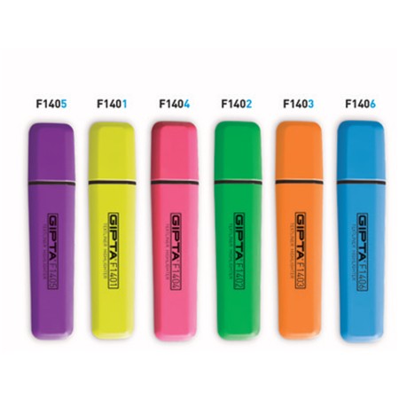 Gıpta F1404 5MM Kesik Uçlu Fosforlu Kalem Pembe